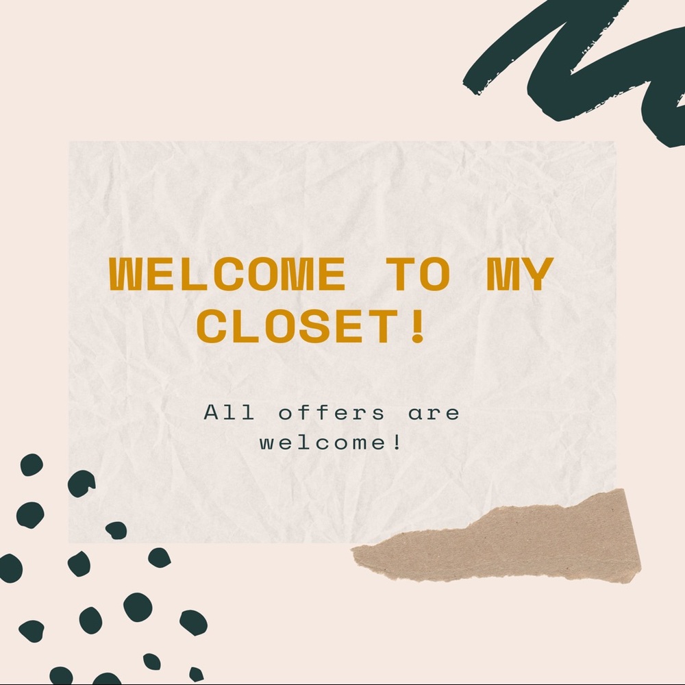 Welcome to my closet! Let’s make a deal✨